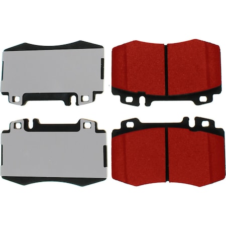 Centric Parts Pq Pro Disc Brake Pads, 500.08472 500.08472